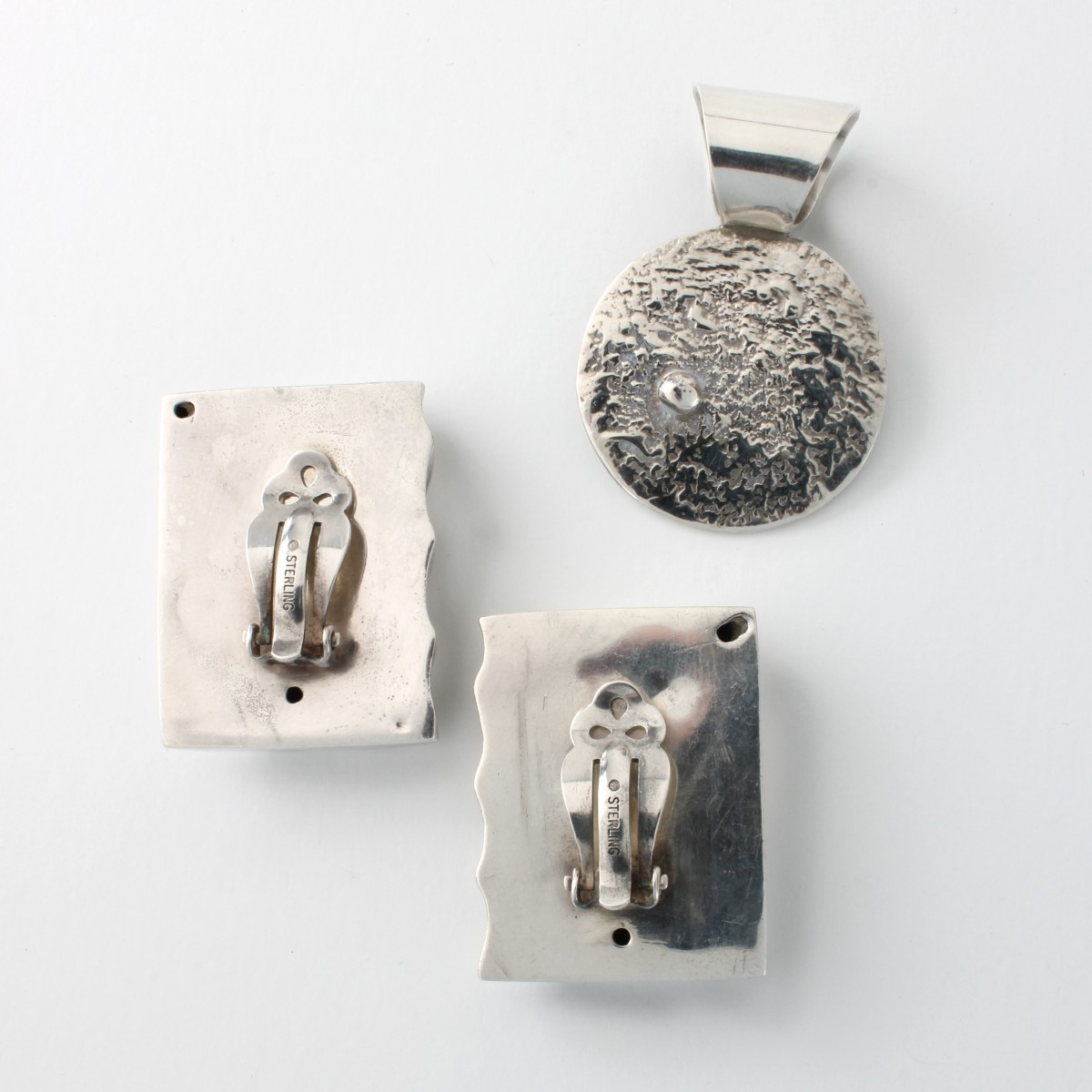 Sterling Earrings and Pendant