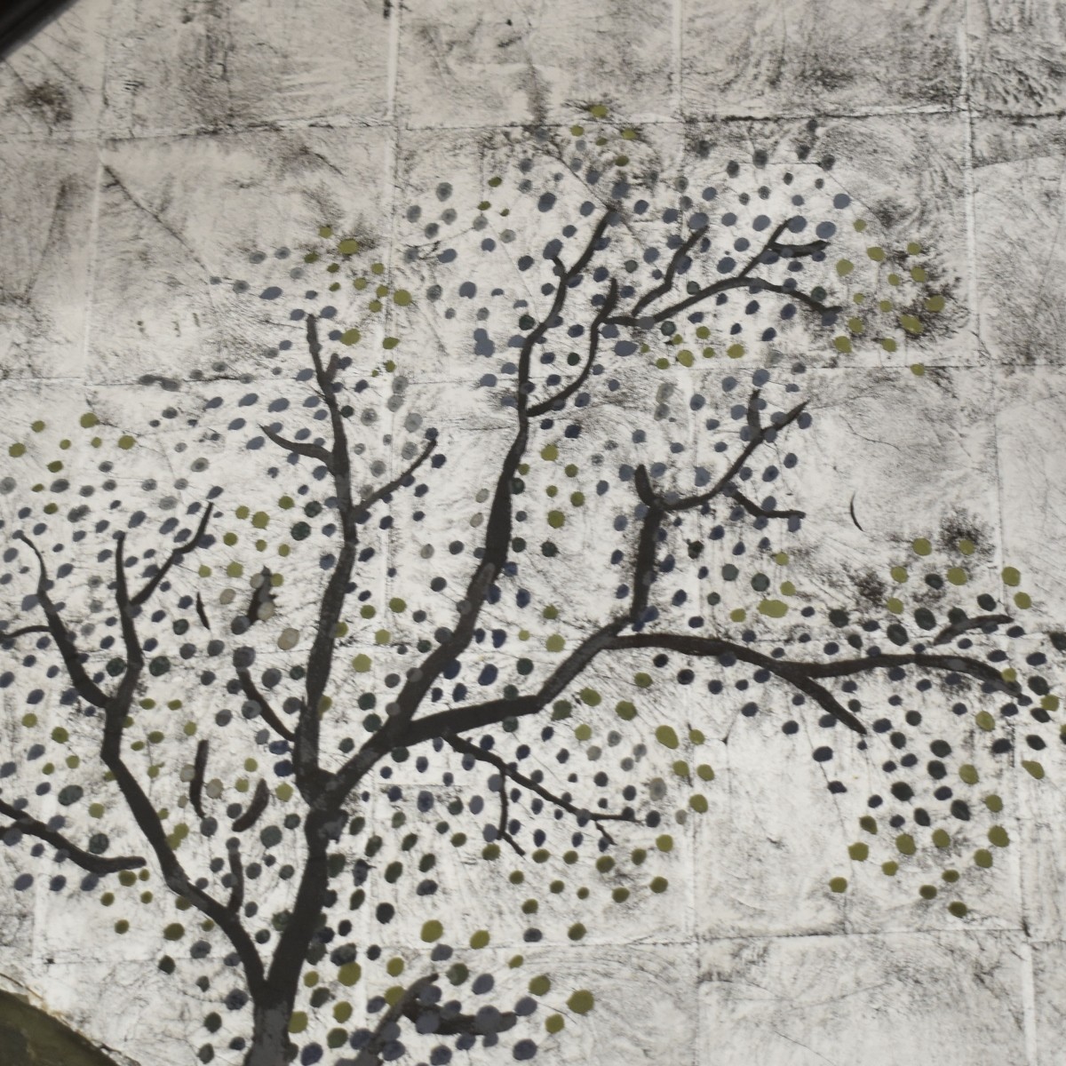 Vintage Oriental Reverse Painting
