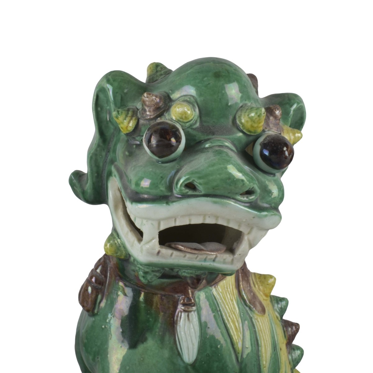 Chinese Glazed Porcelain Foo Dogs