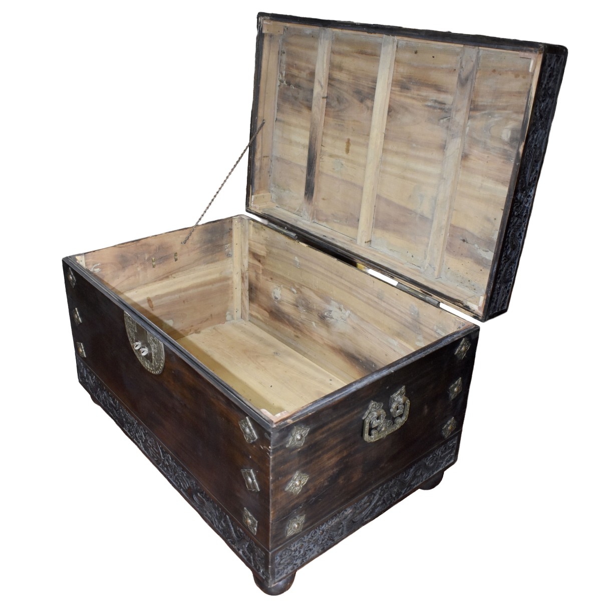 Antique Chinese Teak Chest