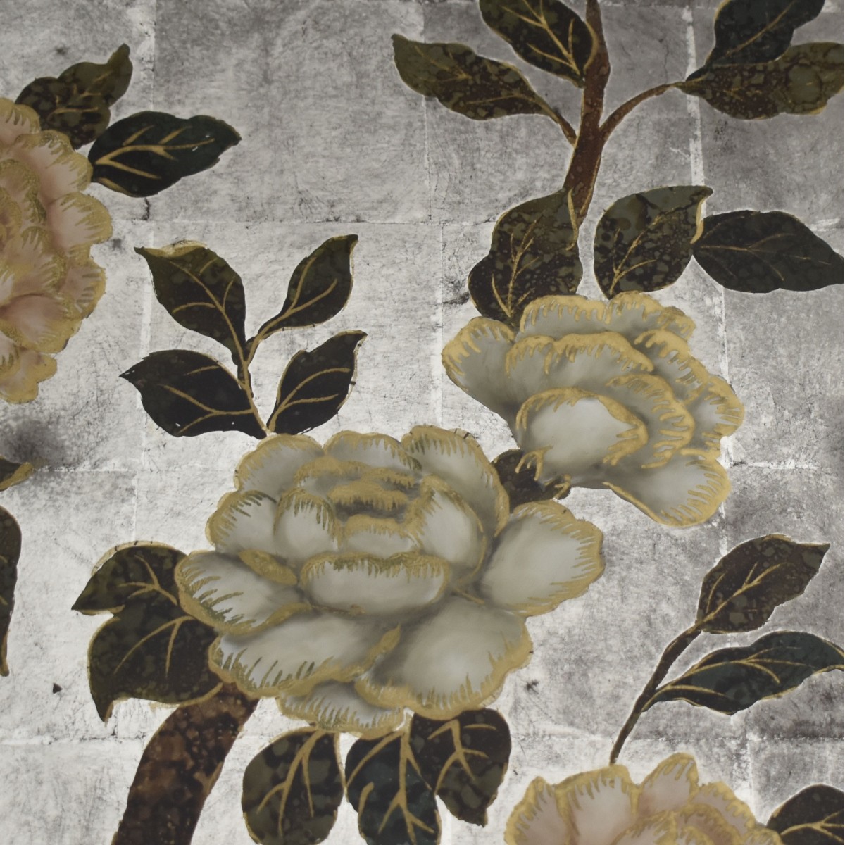 Vintage Oriental Reverse Painting
