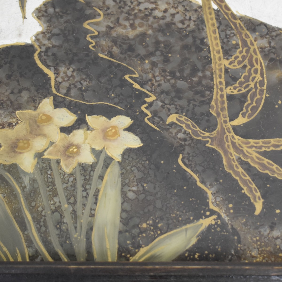 Vintage Oriental Reverse Painting