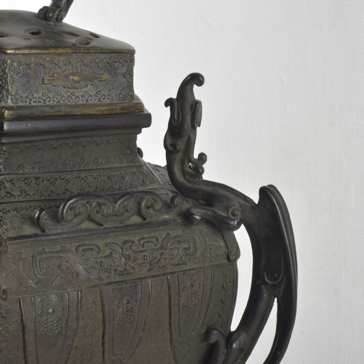 Antique Chinese Tripod Bronze Censer