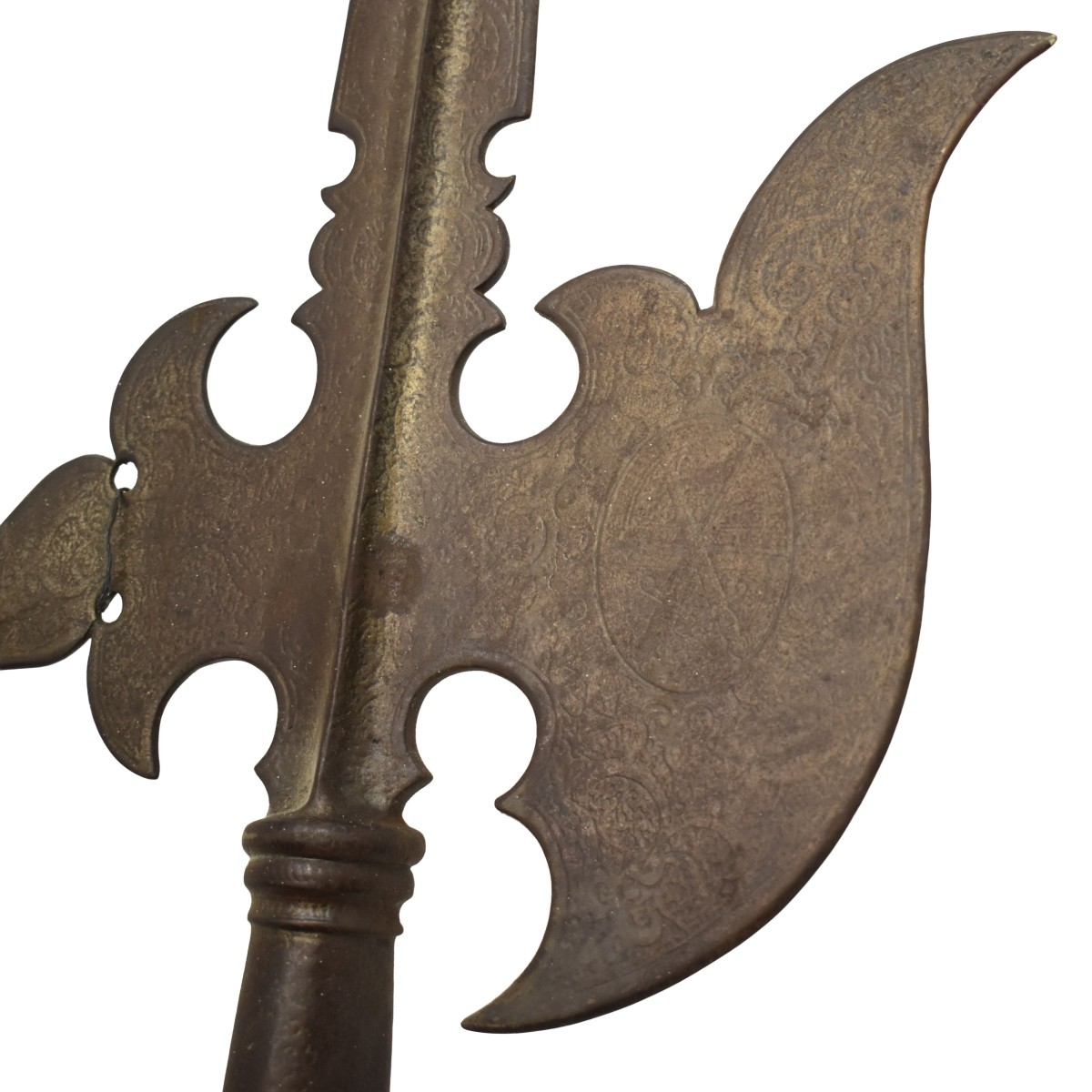 Antique Wood and Iron Spear