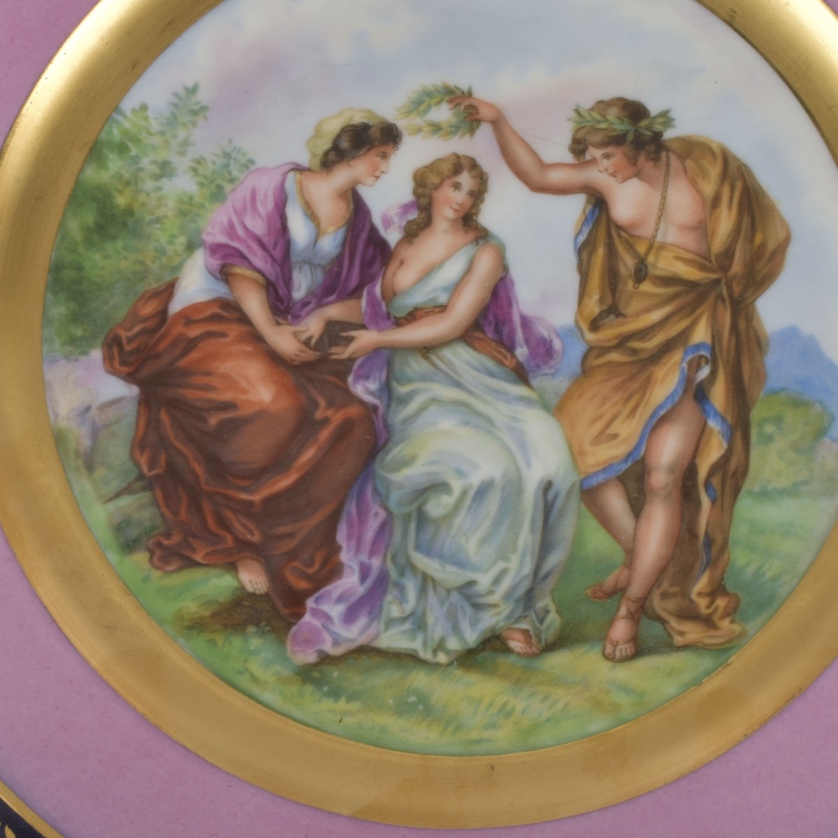 Group of Porcelain Cabinet Plates