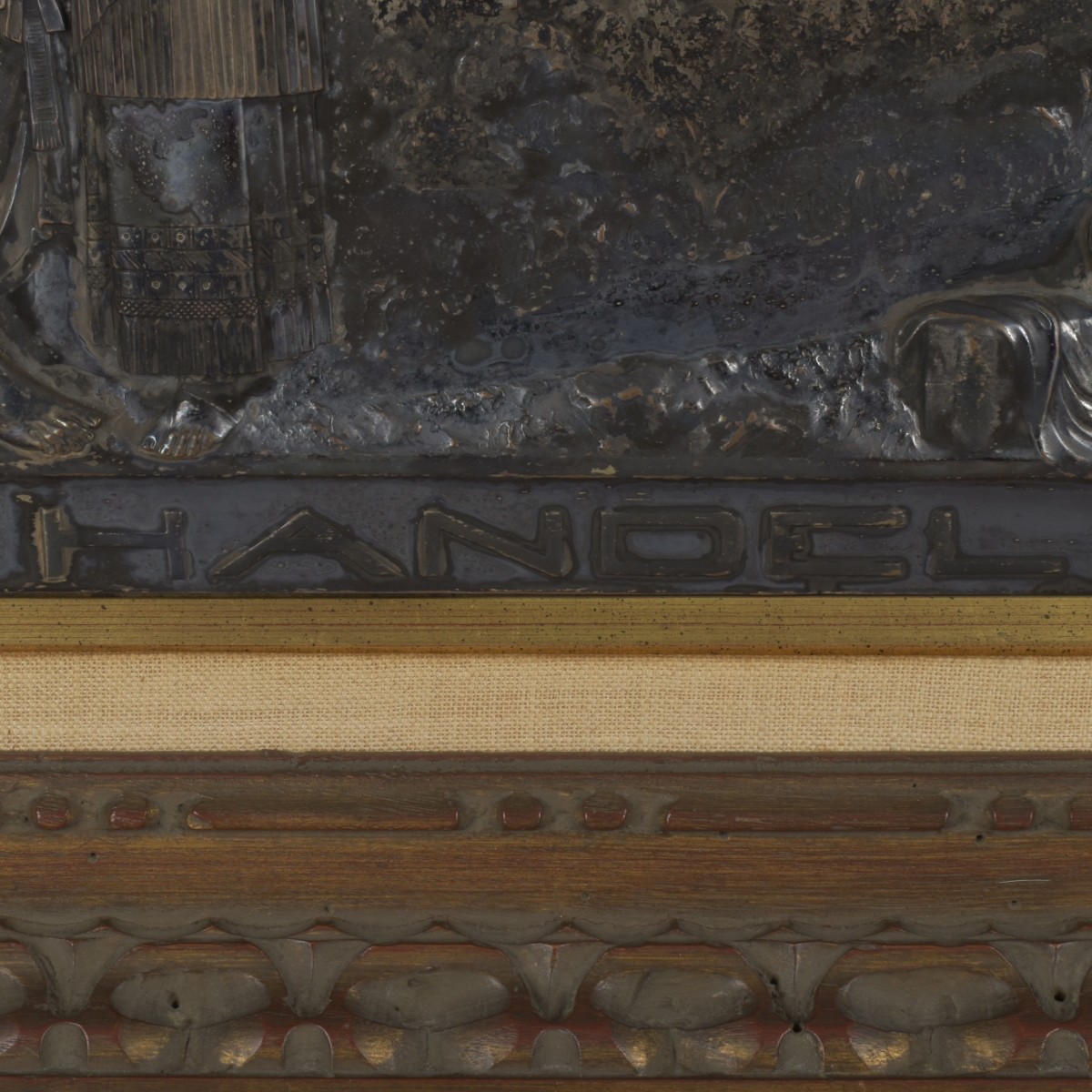 Late 19th C. Handel Oratorio Plaque