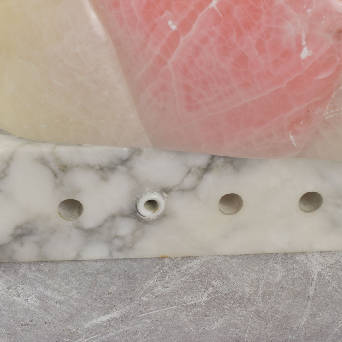 Vintage Alabaster and Marble Figure