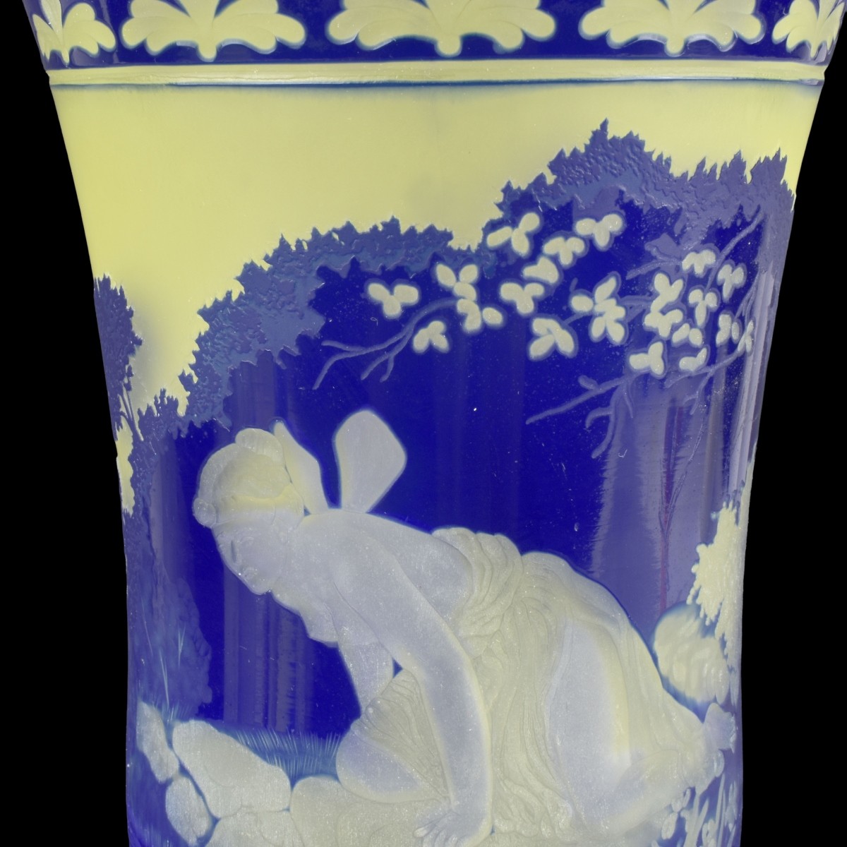 Vintage Cameo Vase