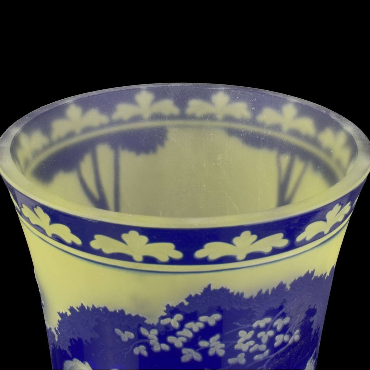 Vintage Cameo Vase