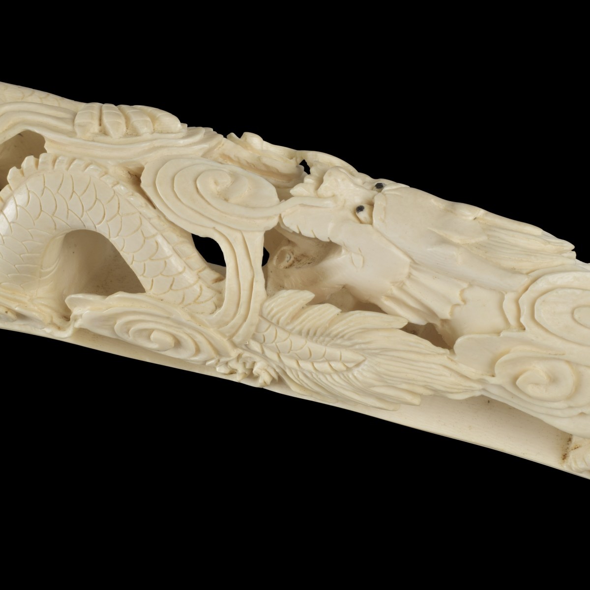 Chinese Carved Figural Tusk