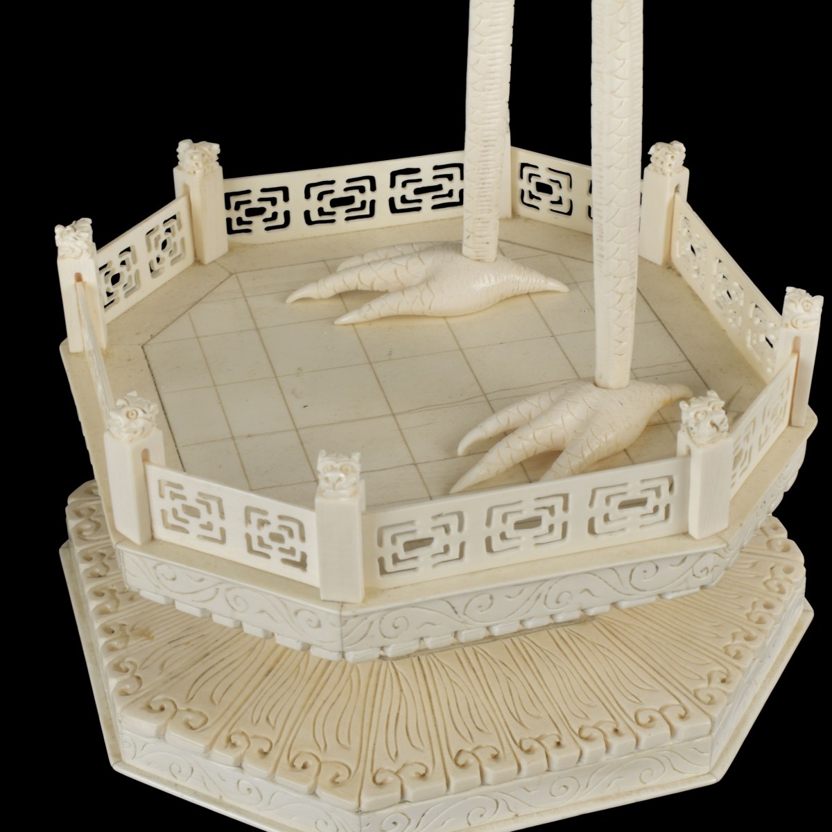Carved Chinese Cranes