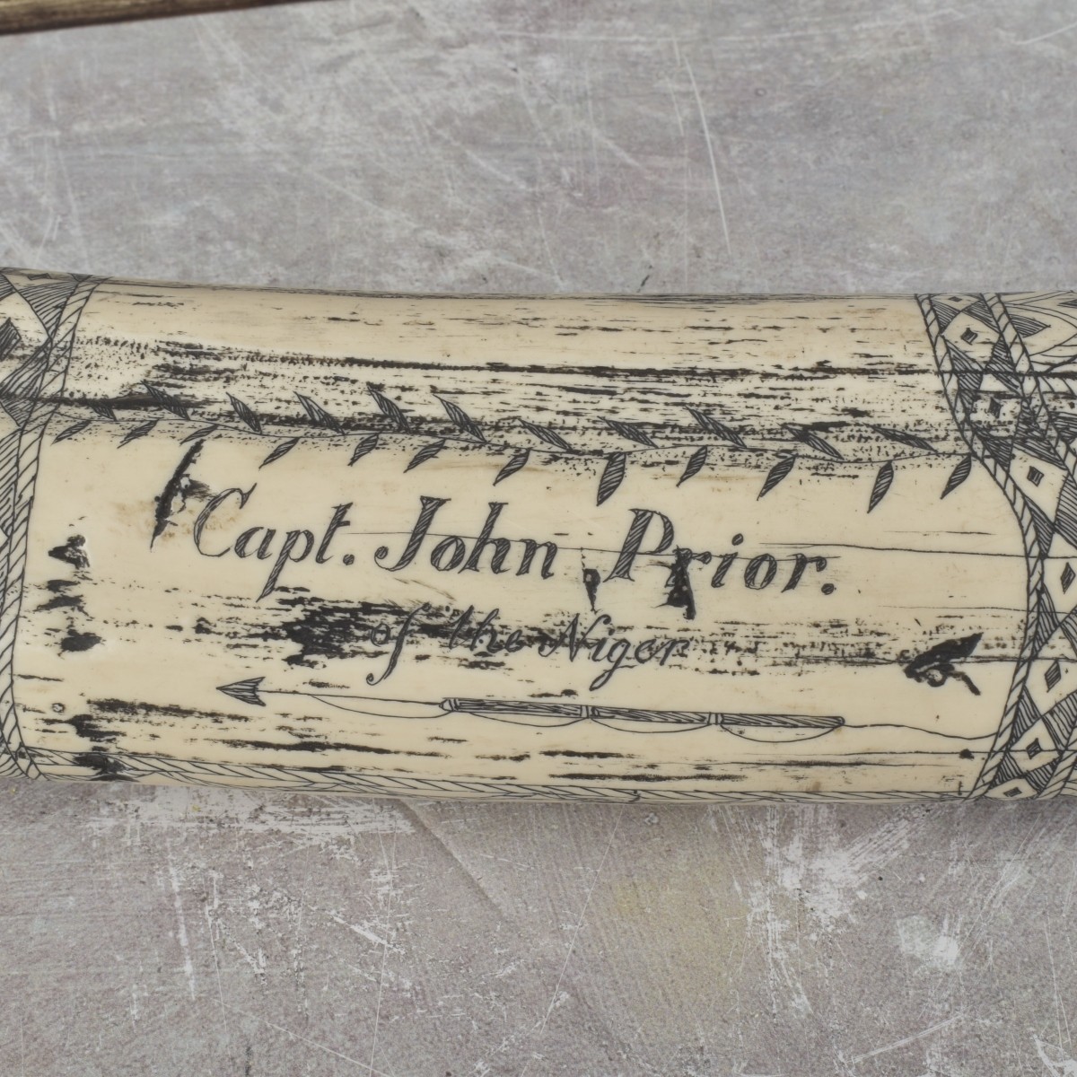 Carved Scrimshaw