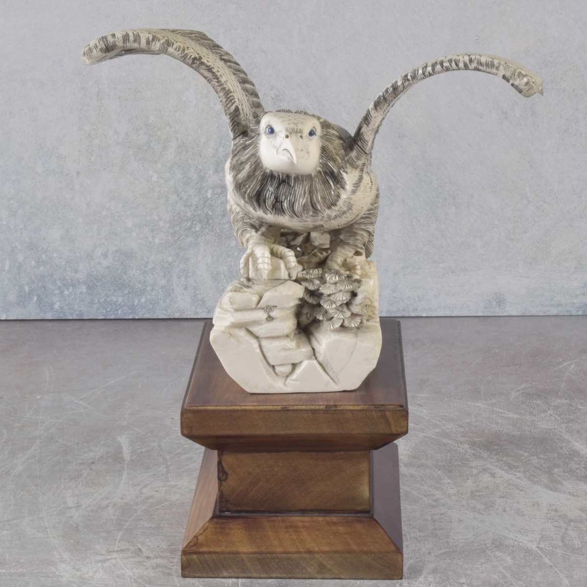 Chinese Carved Hawk Sculpture