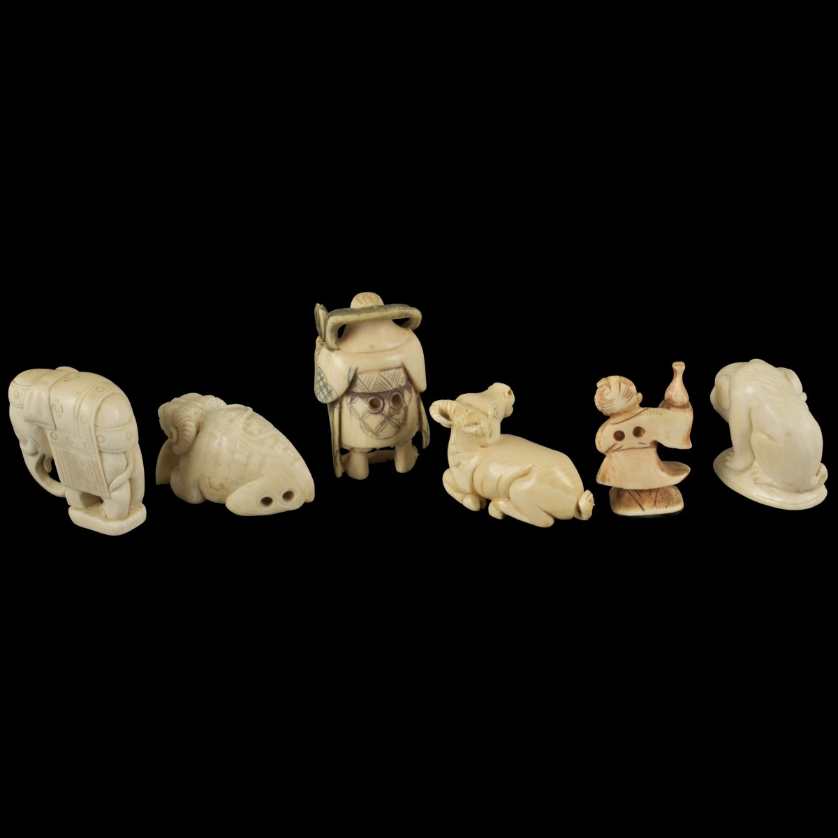 Antique Collection of Japanese Netsukes