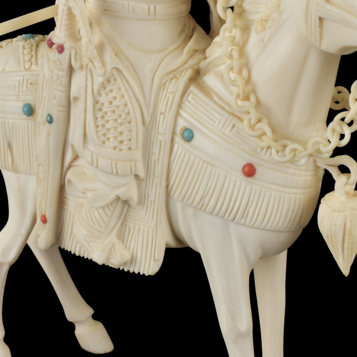 Pair of Carved Samurai