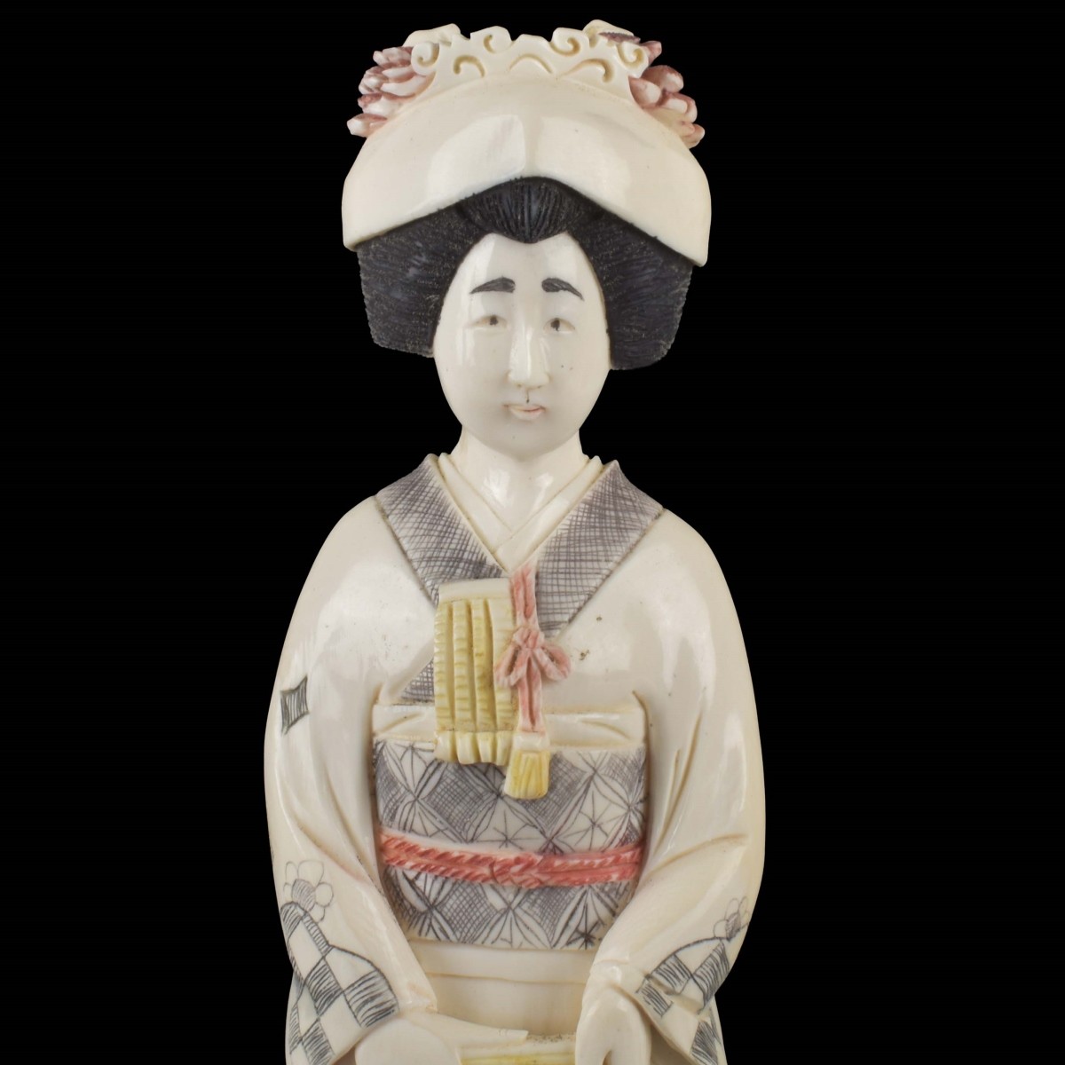 Carved Japanese Geisha