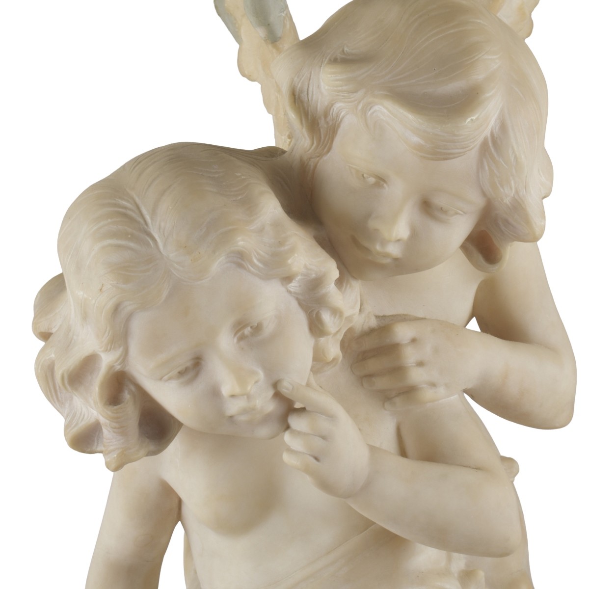 Marble Cherub Sculpture