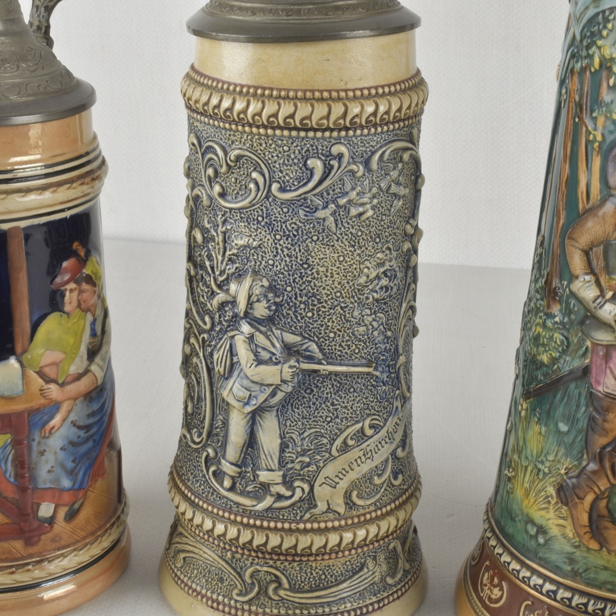 Vintage German Stoneware Steins