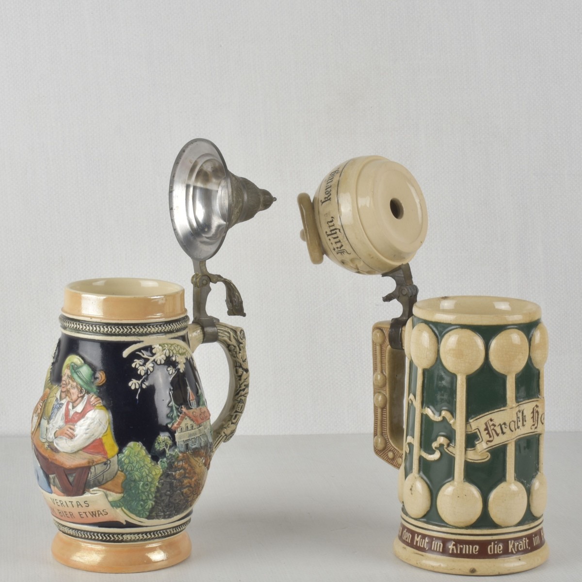 Vintage German Stoneware Steins