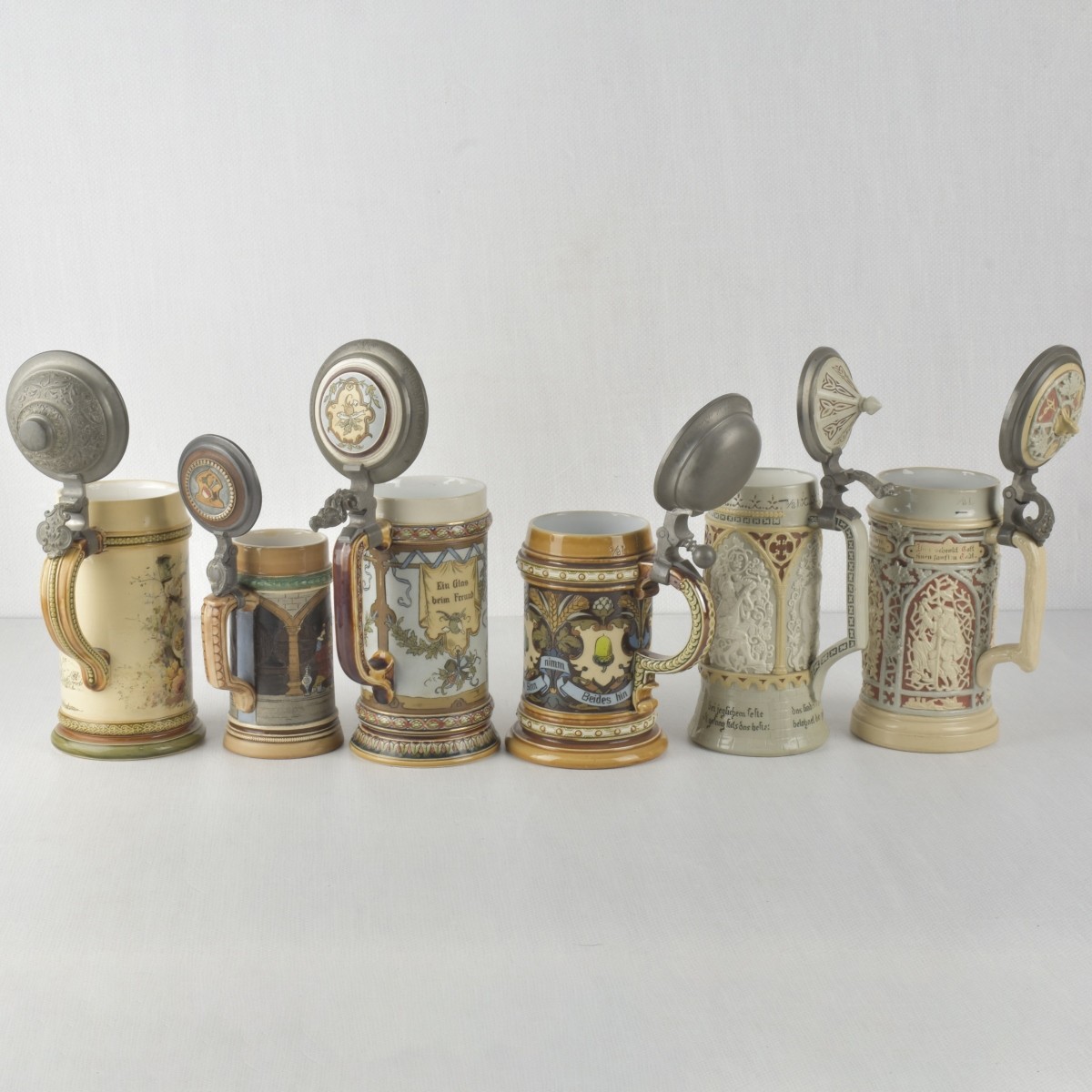 Vintage German Stoneware Steins