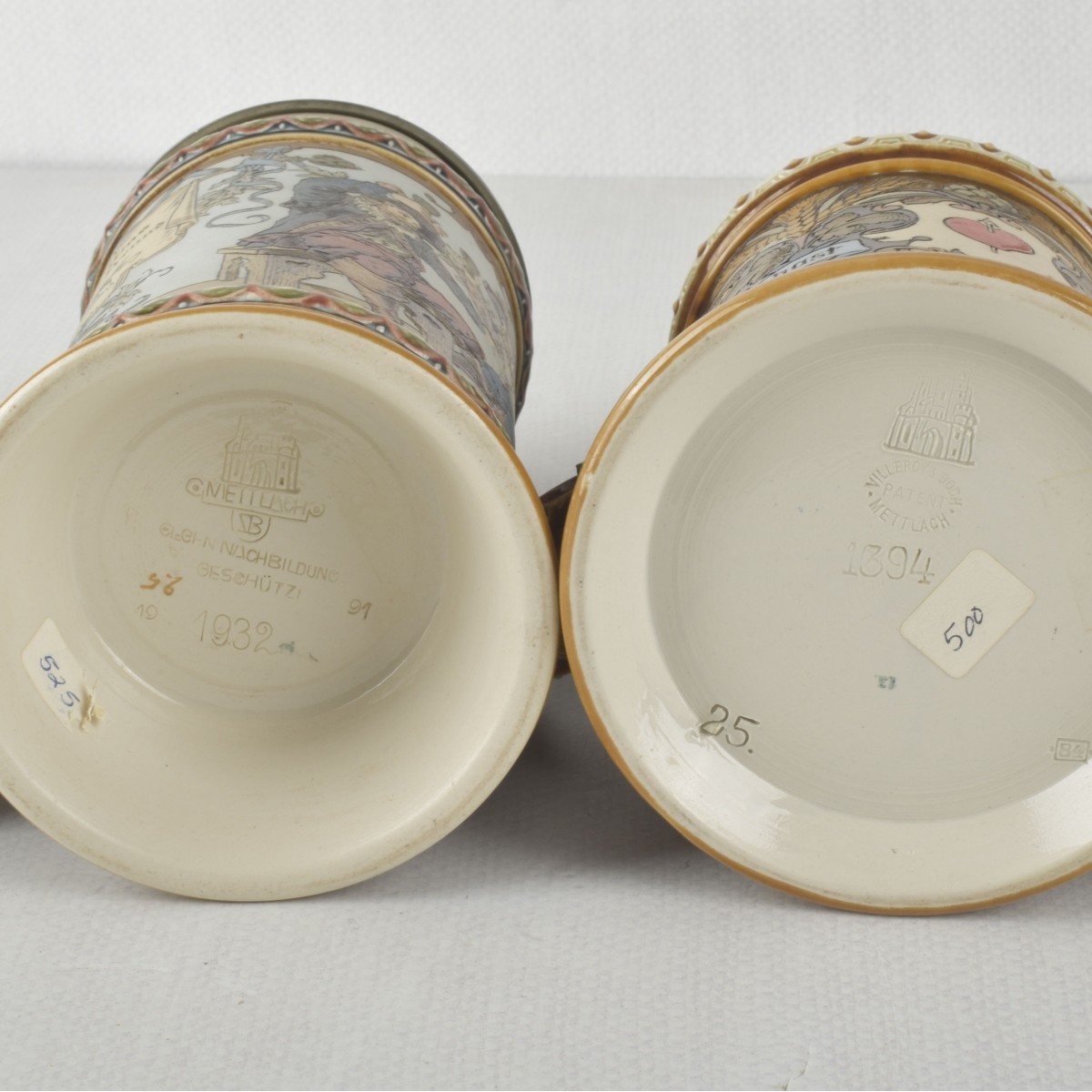 Vintage German Stoneware Steins
