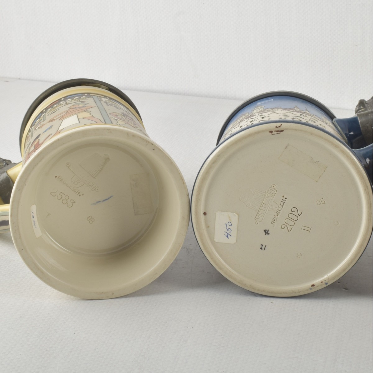 Vintage German Stoneware Steins