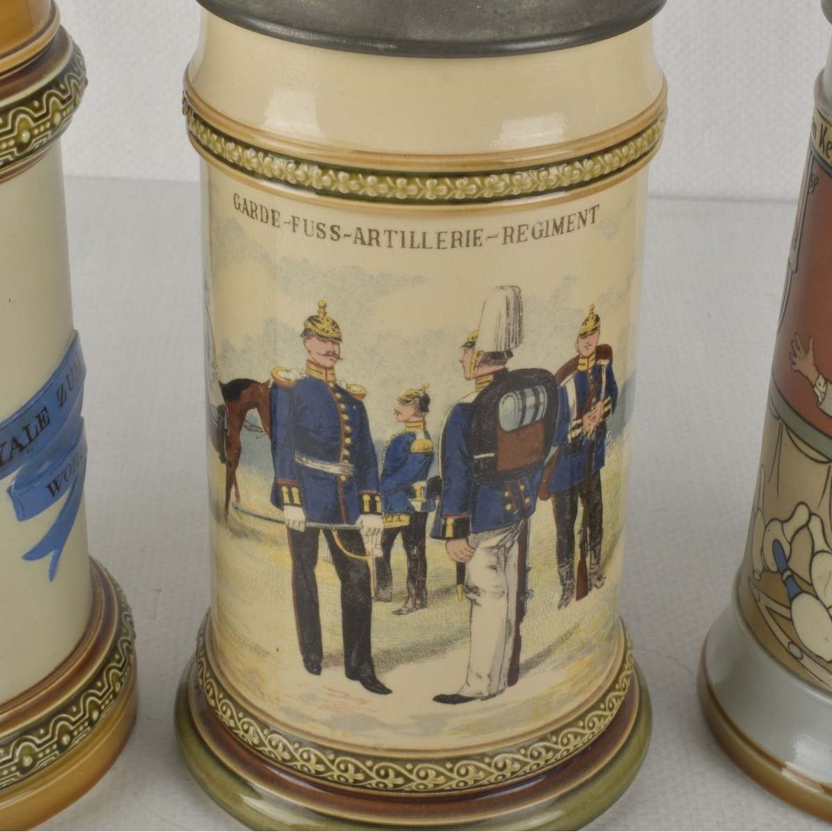 Vintage German Stoneware Steins