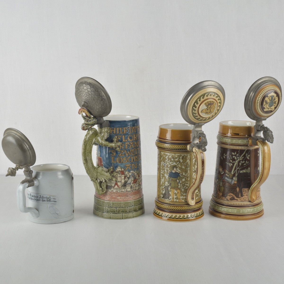 Vintage German Stoneware Steins