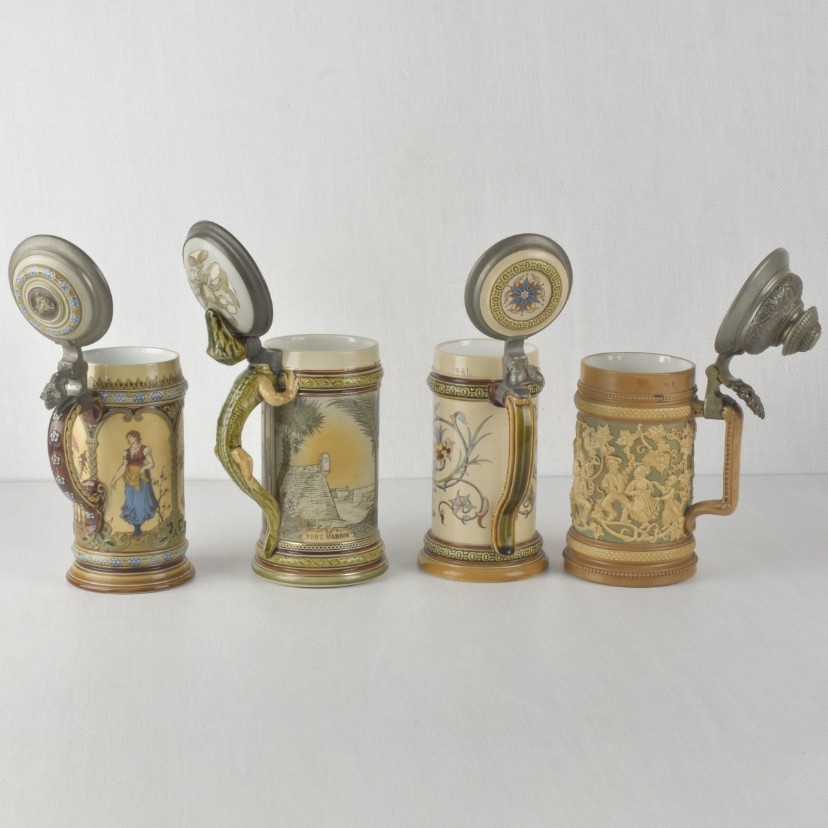 Vintage German Stoneware Steins