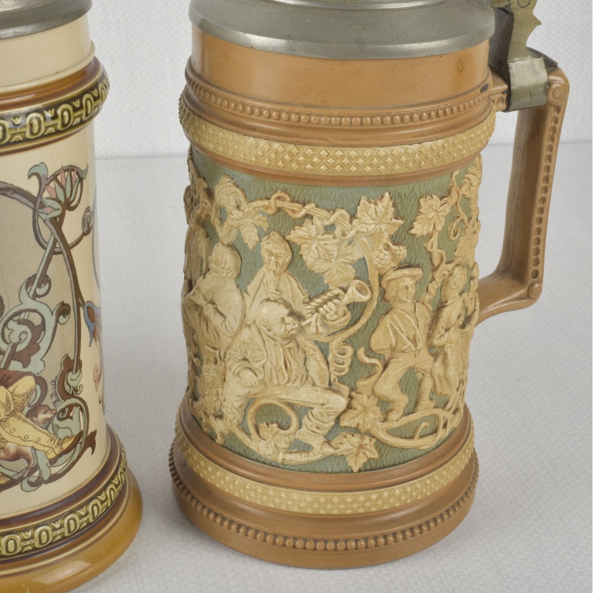Vintage German Stoneware Steins