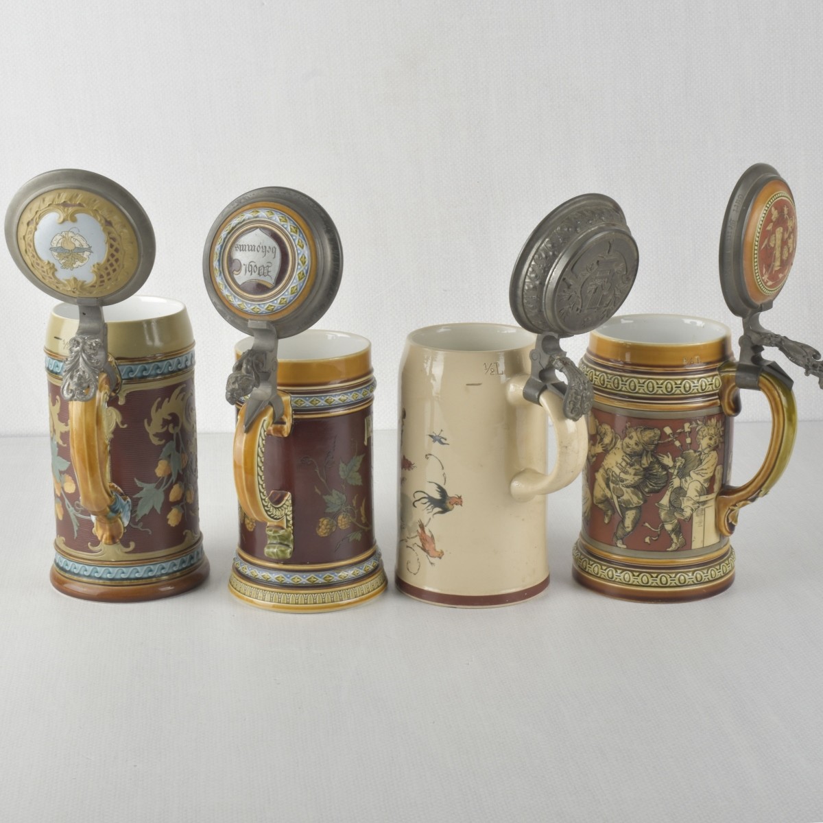 Vintage German Stoneware Steins