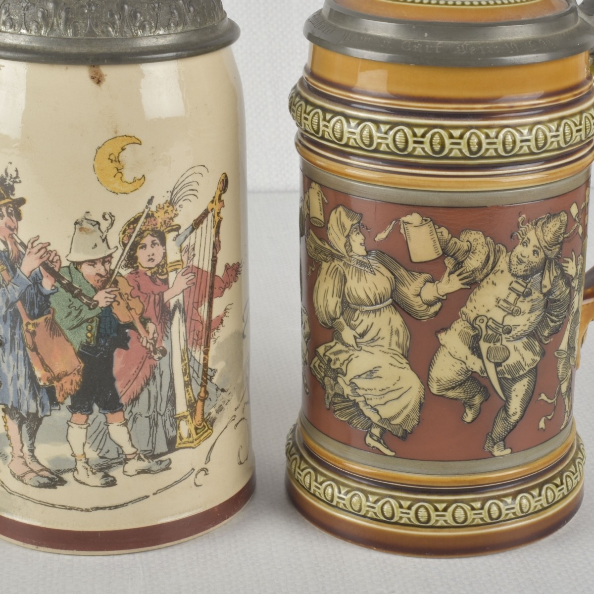 Vintage German Stoneware Steins