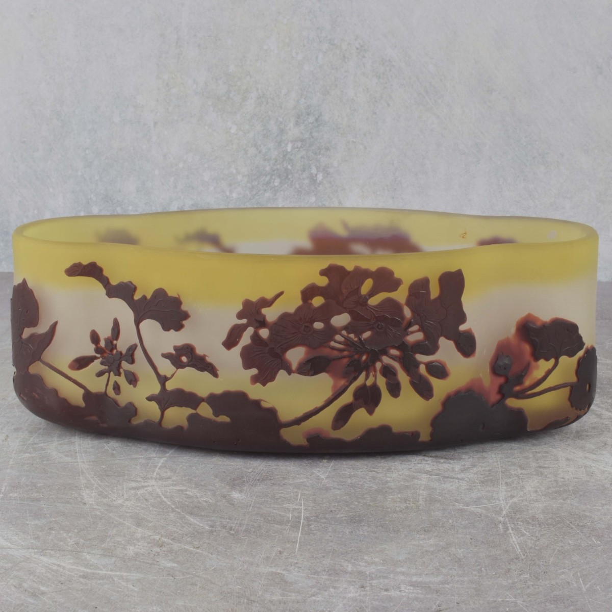 Galle Cameo Glass Bowl