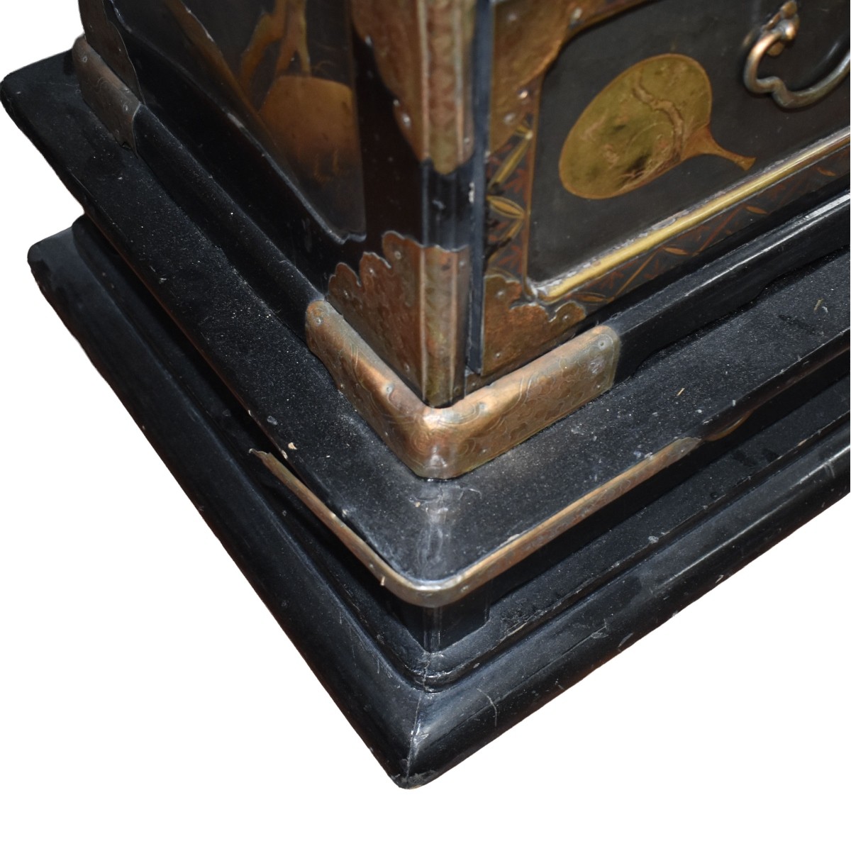 Japanese Black Lacquered Tansu