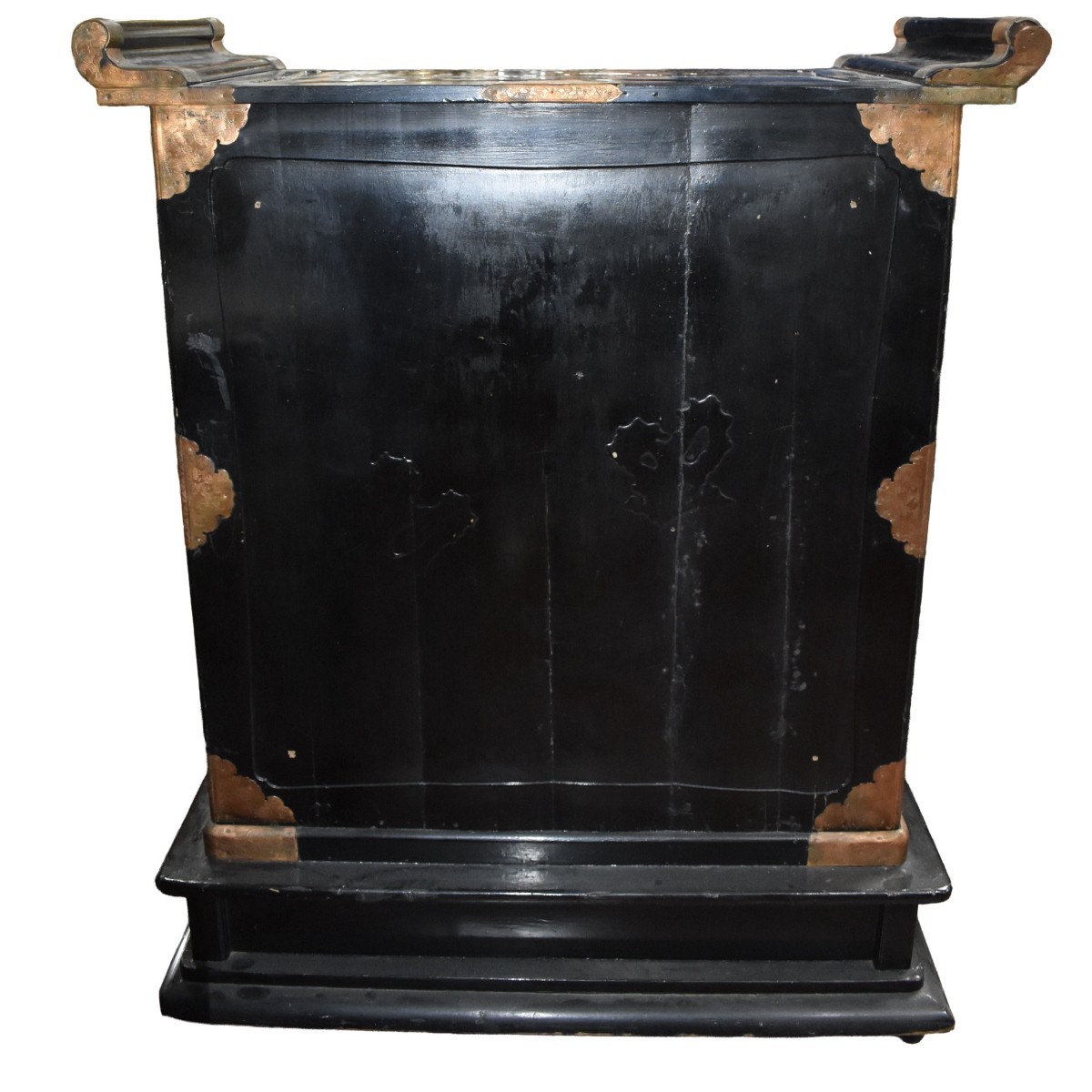 Japanese Black Lacquered Tansu