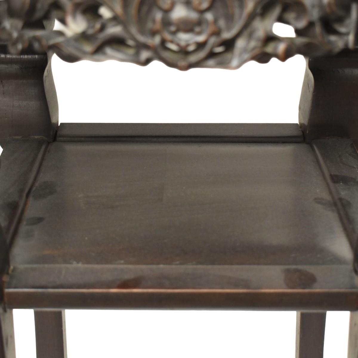 Chinese Carved Hardwood Stand