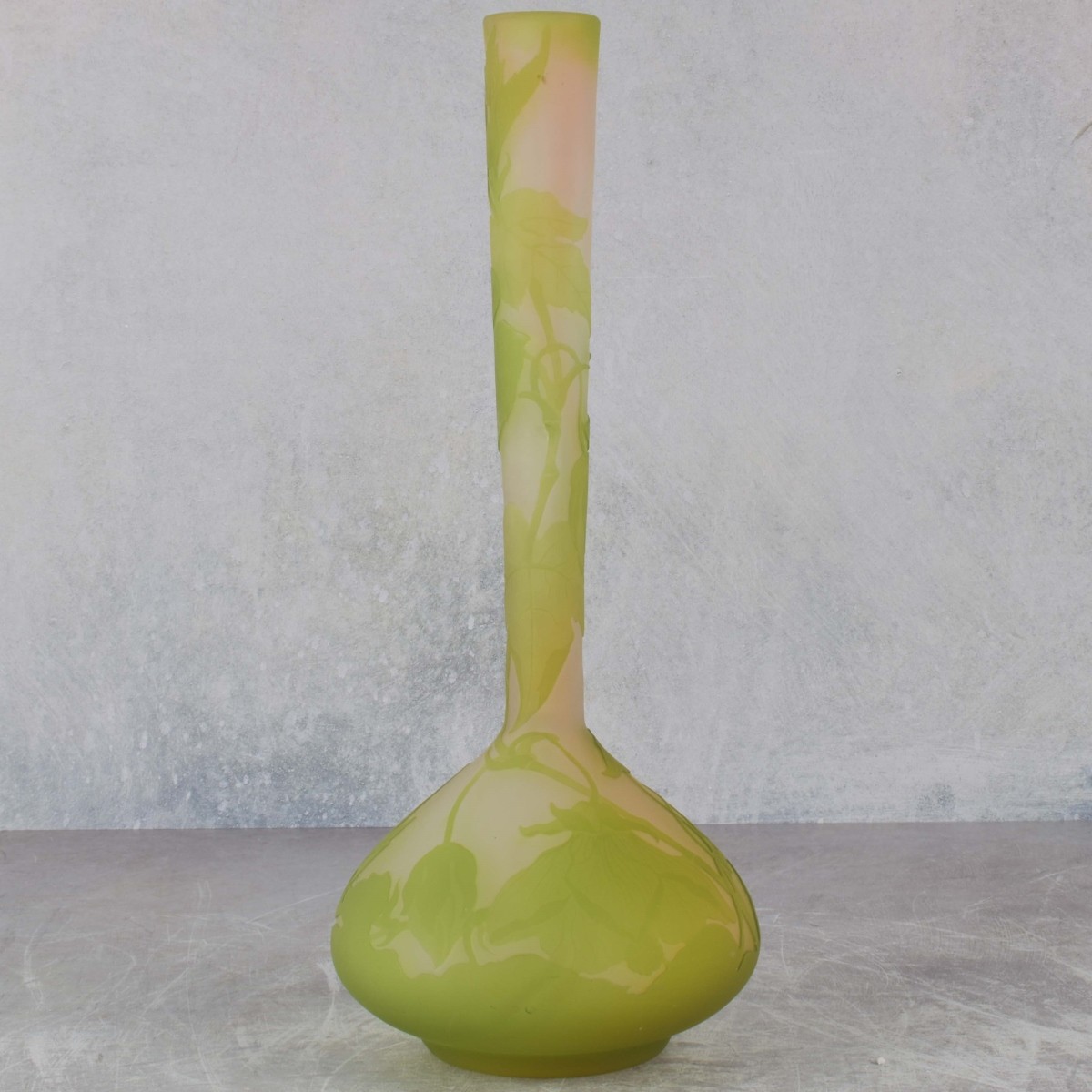 Galle Cameo Glass Vase