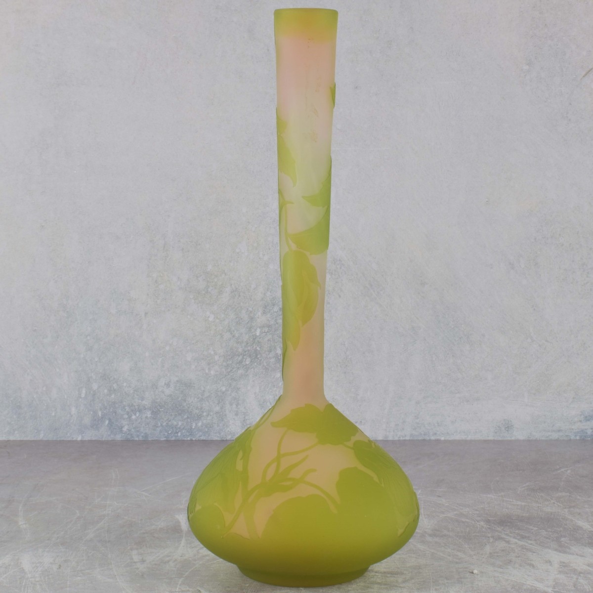 Galle Cameo Glass Vase