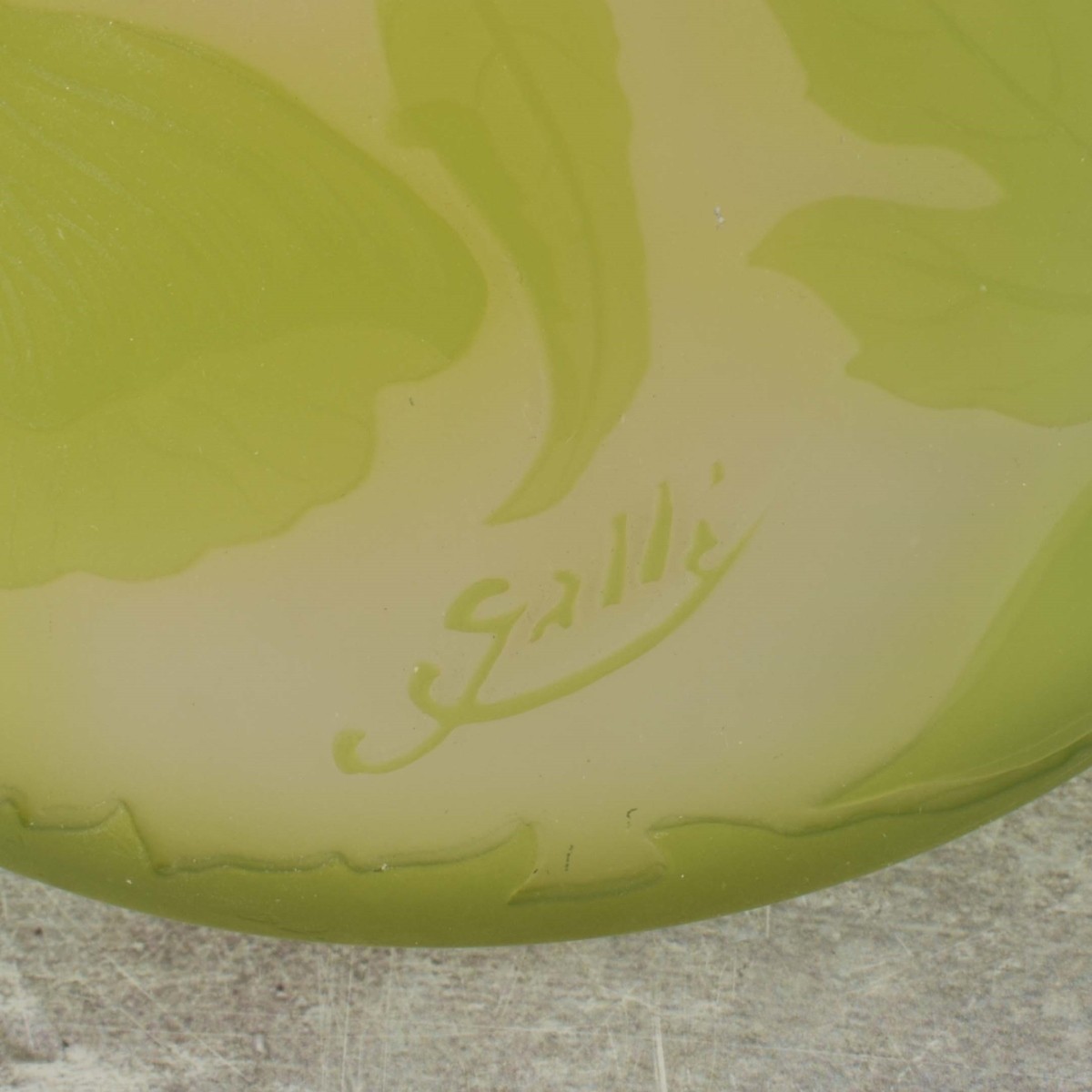 Galle Cameo Glass Vase