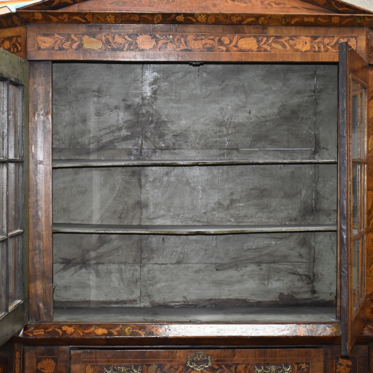 Early 19th C. Dutch Marquetry Cabinet