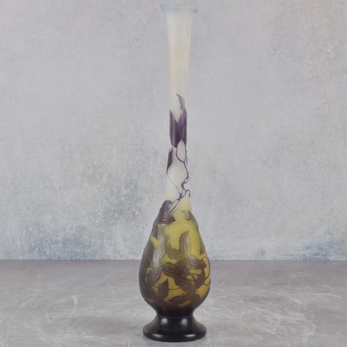 Galle Cameo Glass Vase