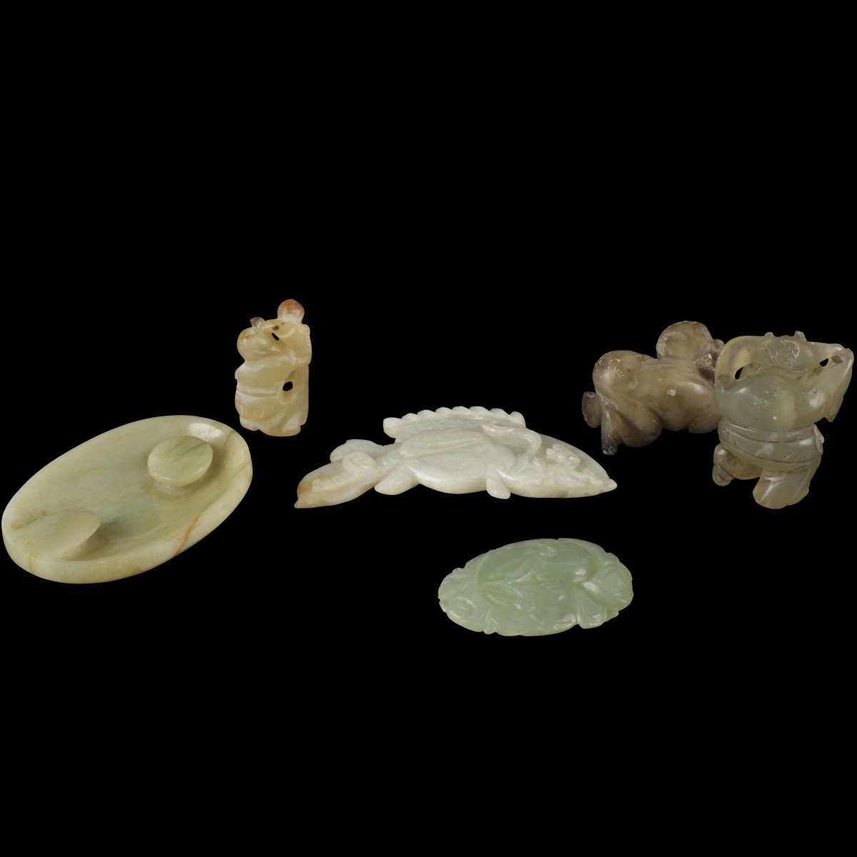Antique Carved Jade Pieces