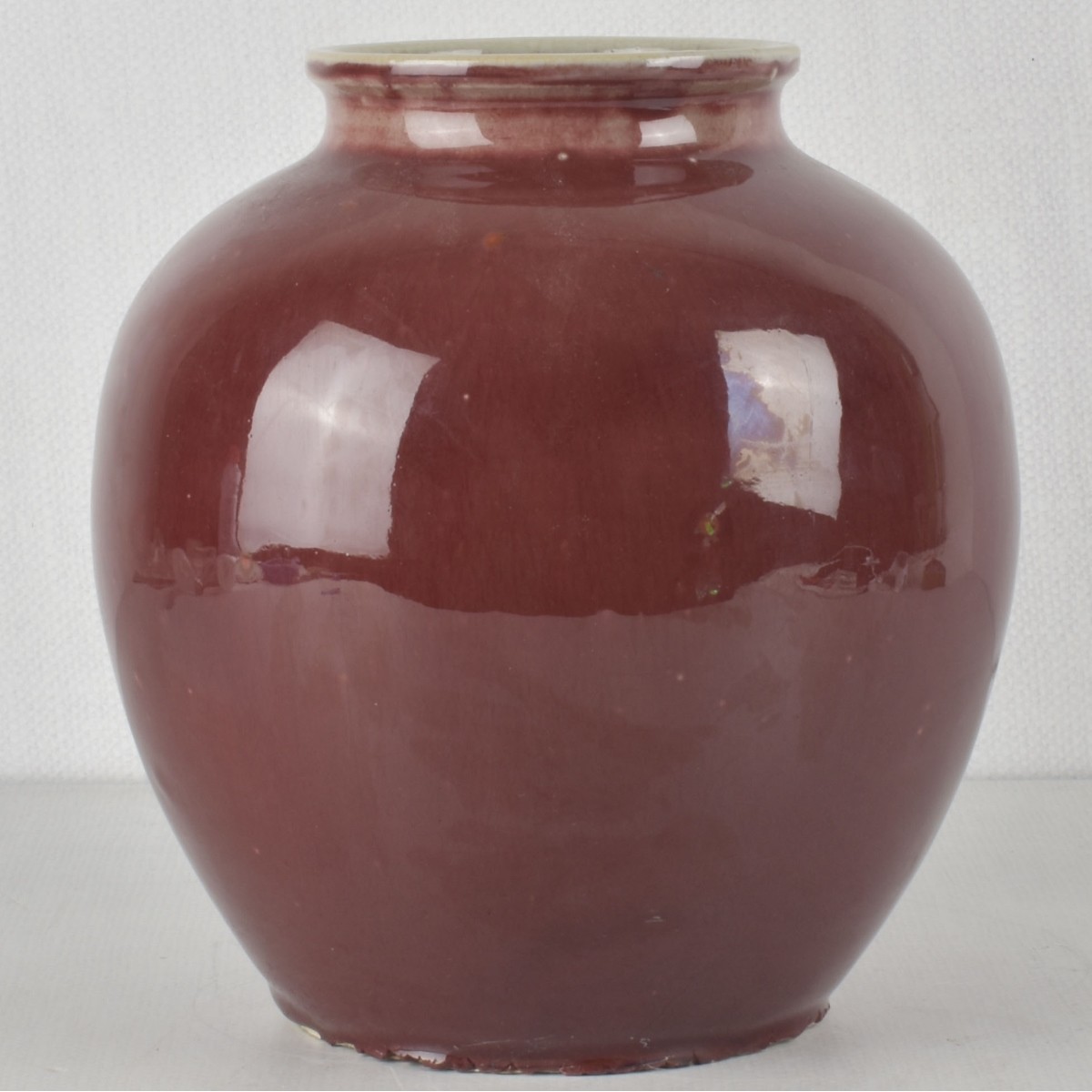 Vintage Chinese Sang De Boeuf Jar