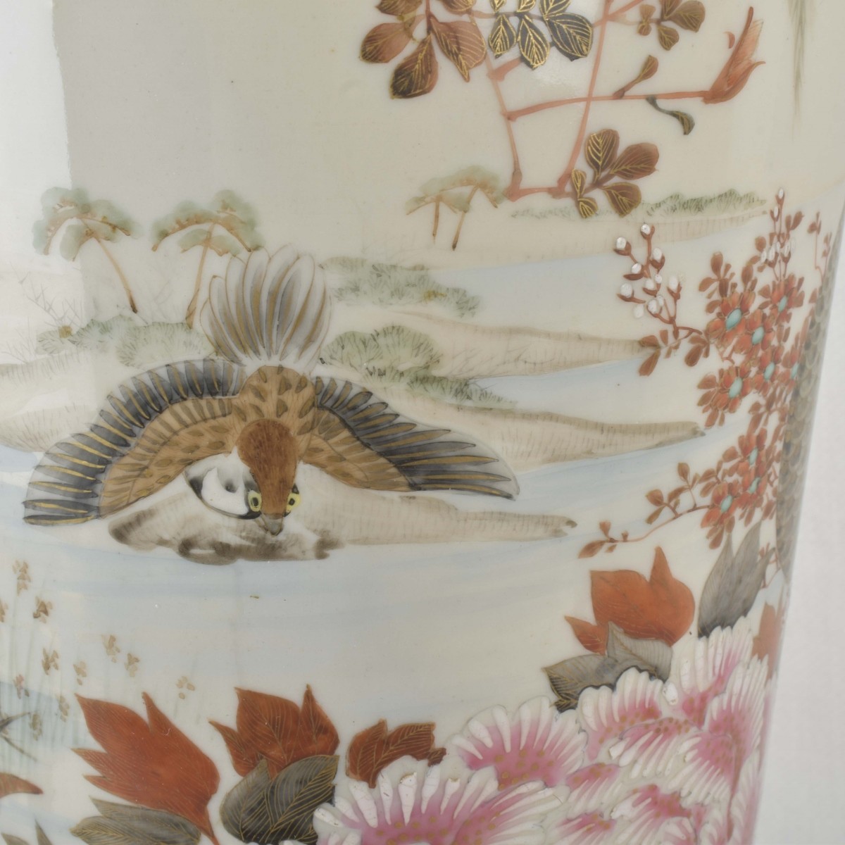 Japanese Kutani Porcelain Vase
