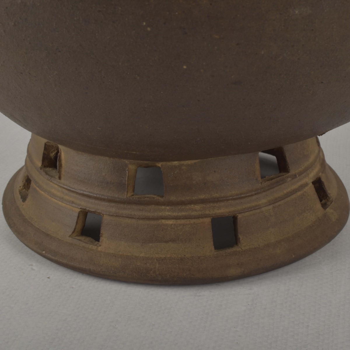 Korean Ash Glazed Pottery Urn