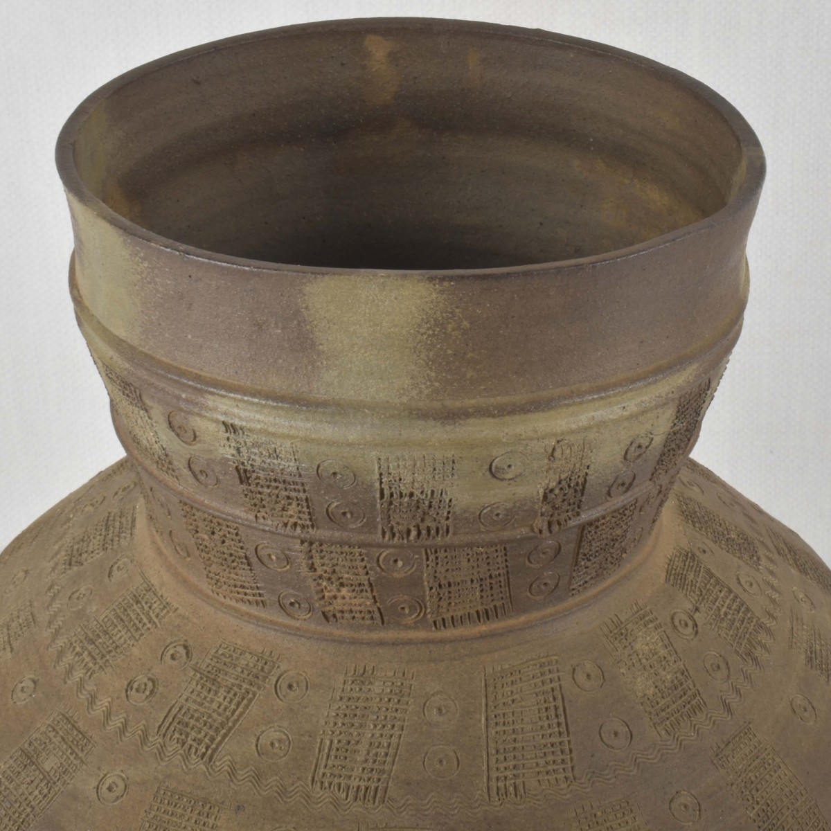 Korean Ash Glazed Pottery Urn