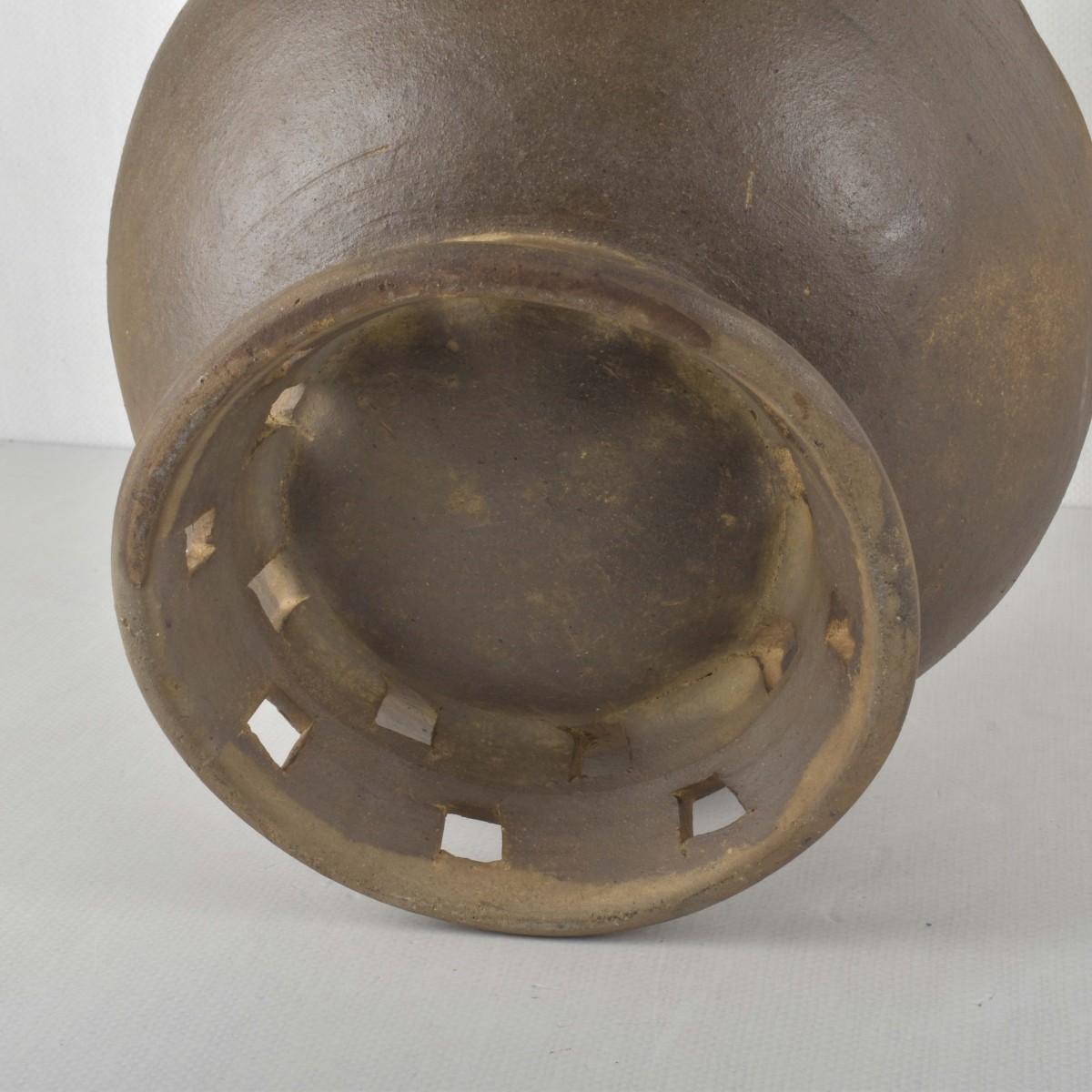 Korean Ash Glazed Pottery Urn