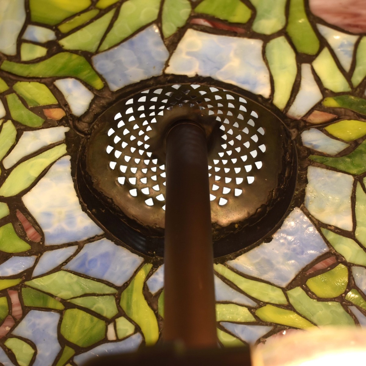 Tiffany-style Stained Glass Floor Lamp