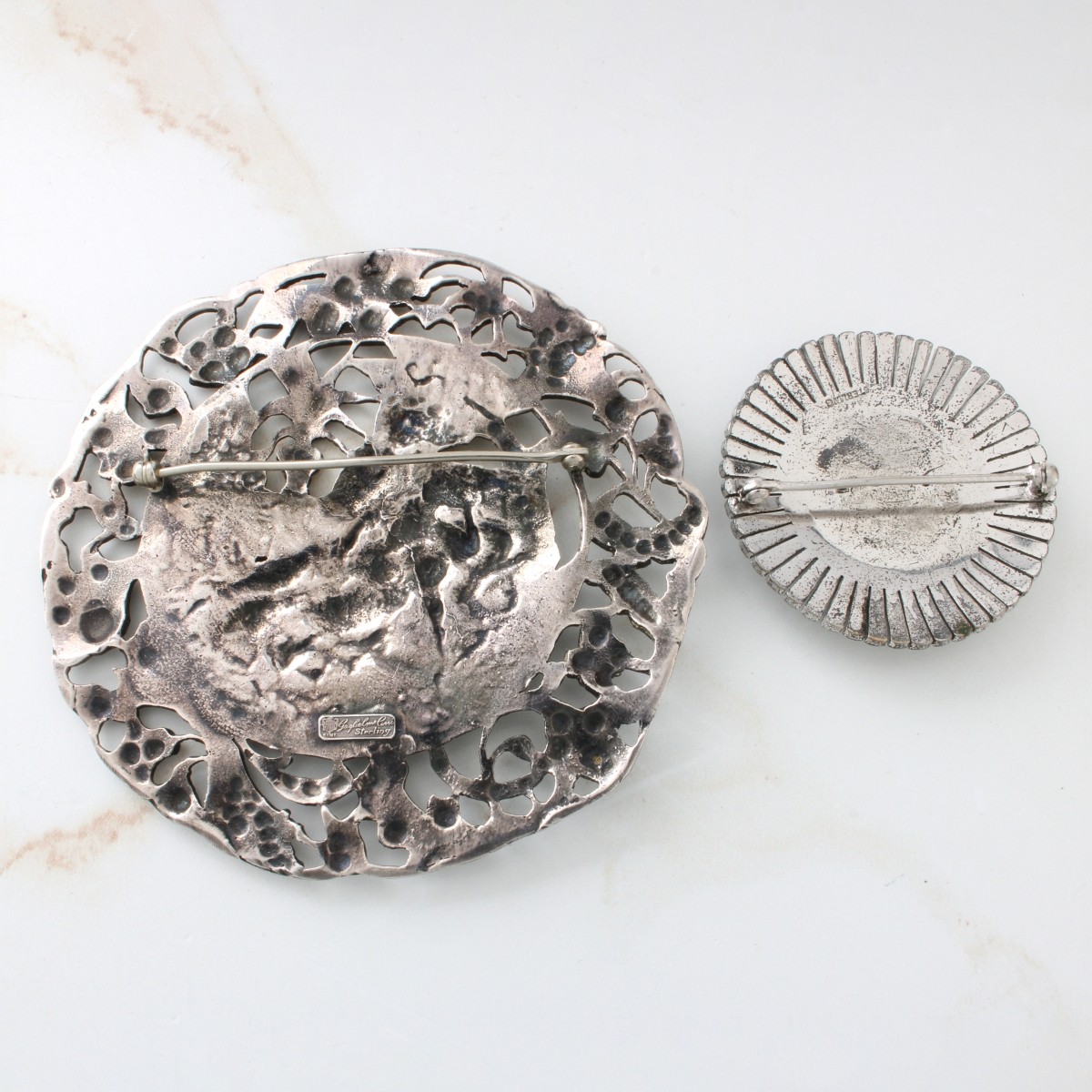 Sterling Silver Brooches