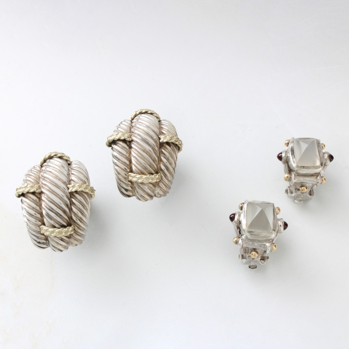 David Yurman Sterling Earrings